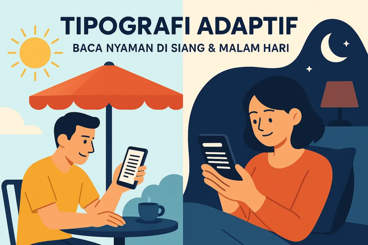 Siang Terang, Malam Redup: Kenapa Huruf di Layar Harus Ikut Menyesuaikan?