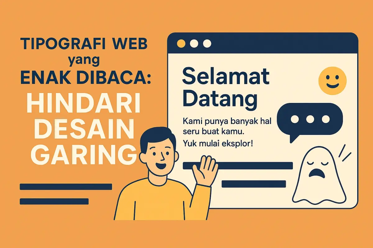 Tipografi Itu Kayak Humor — Kalau Garing, Orang Kabur