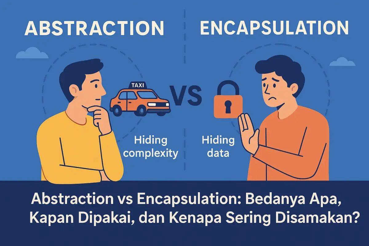 Abstraction vs Encapsulation: Si Kembar yang Sering Salah Disangka